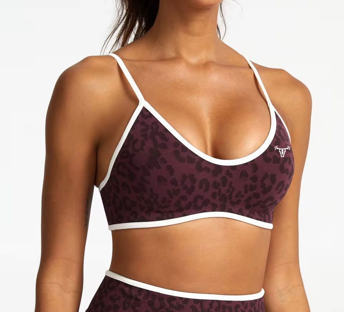 PRE-ORDER Seamless Wildcat Bra Burgundy