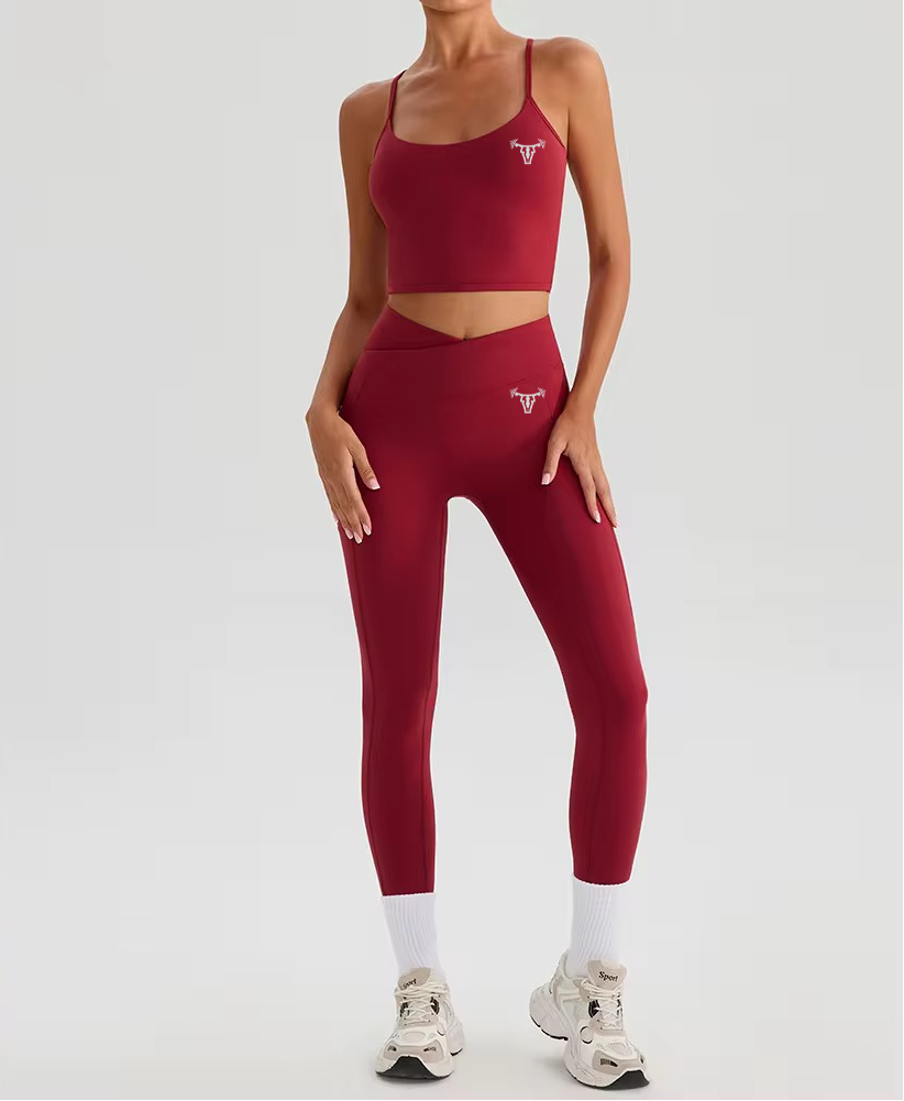 Limitless Studio Bra Cherry