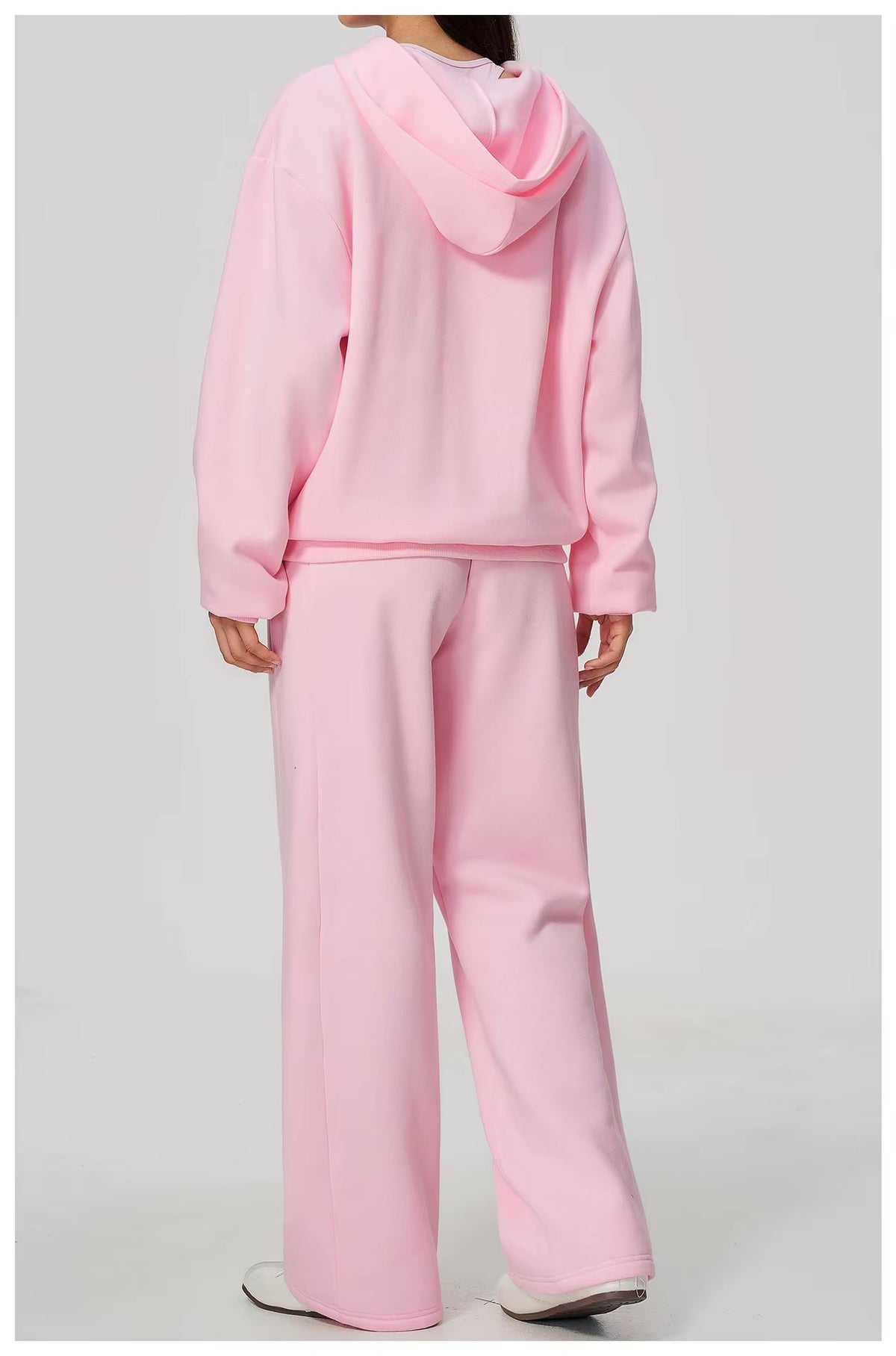 PRE-ORDER Iconic Off-Duty Zip Up Hoodie Pink