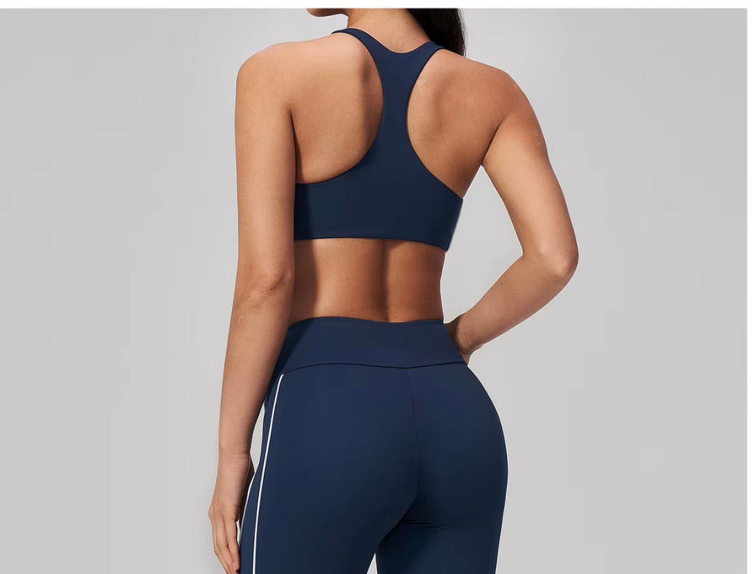 PRE-ORDER Limitless Varsity Racerback Bra Midnight