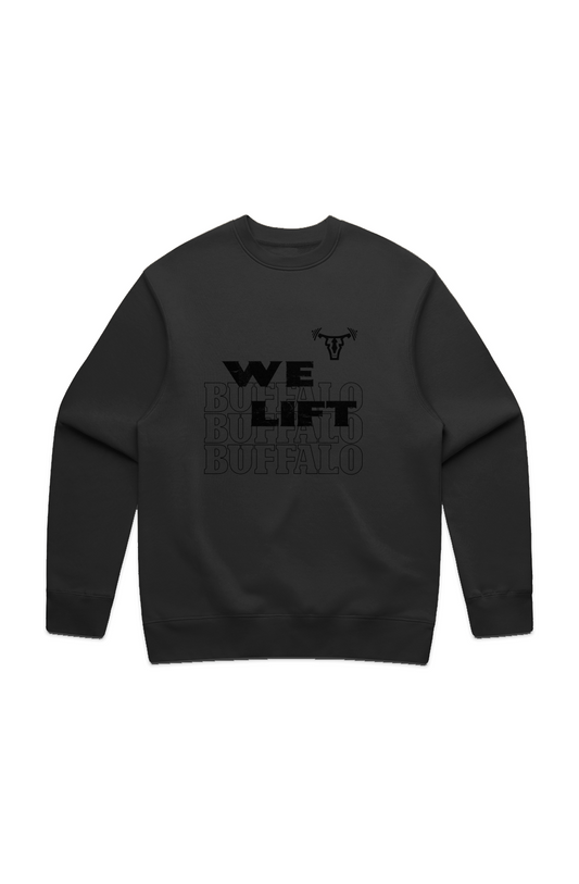 WE LIFT RELAX CREW BLK