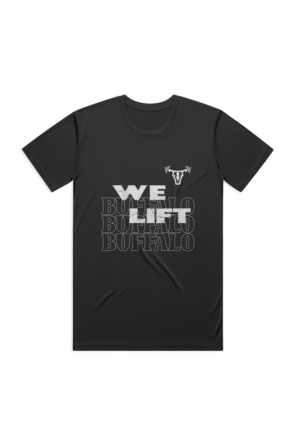 WE LIFT UNISEX ACTIVE TEE BLK