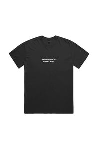 STATEMENT HEAVY TEE BLK/WHT