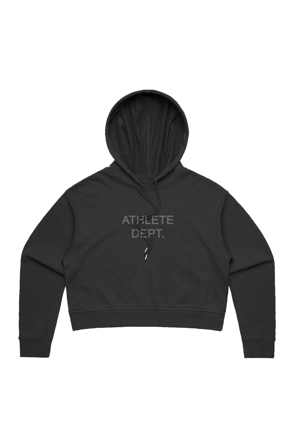 ATHLETE CROP HOOD BLK