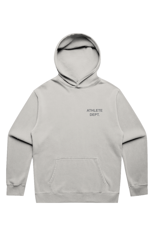 ATHLETE UNISEX FADED HOOD BONE EMB
