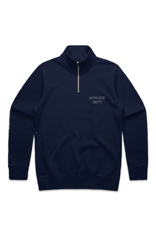 ATHLETE UNISEX HALF ZIP MIDNIGHT