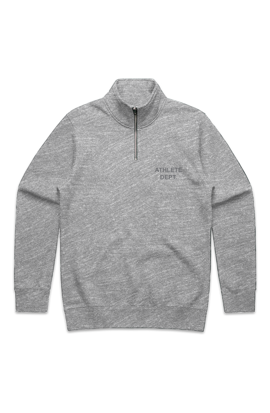 ATHLETE UNISEX HALF ZIP GREY