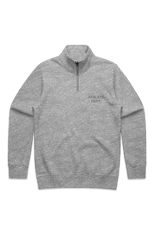 ATHLETE UNISEX HALF ZIP GREY