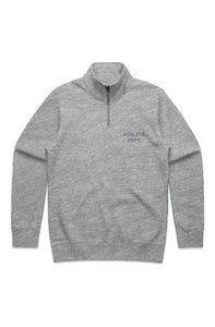 ATHLETE UNISEX HALF ZIP GREY