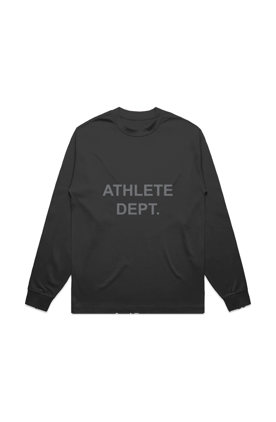 ATHLETE UNISEX HEAVY L/S TEE BLK/GREY