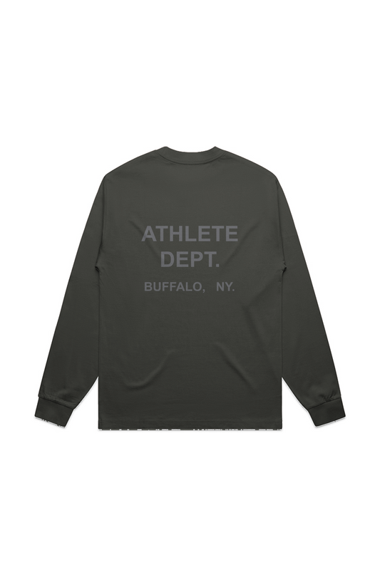 ATHLETE UNISEX HEAVY L/S TEE CYPRESS
