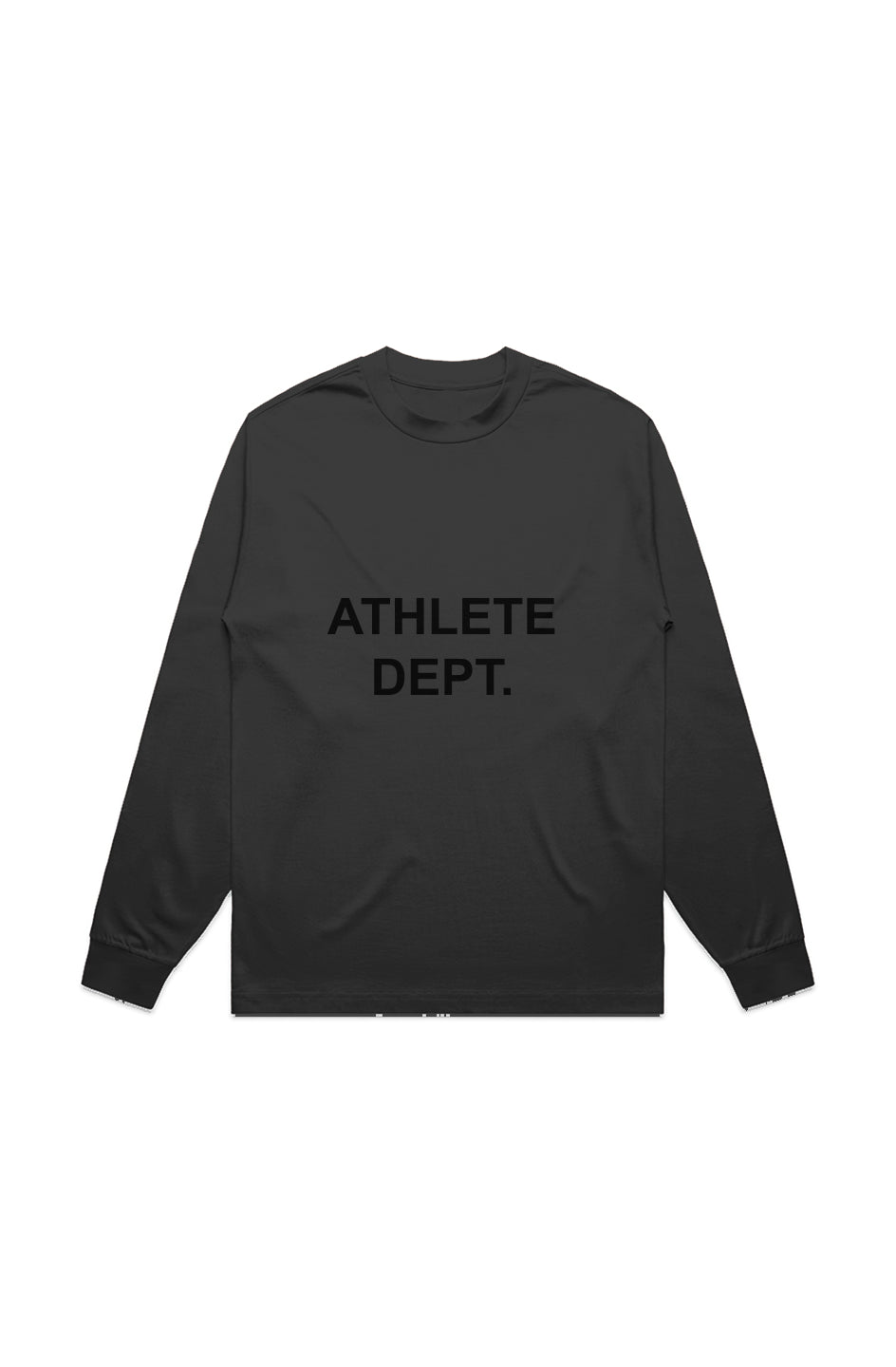 ATHLETE UNISEX HEAVY L/S TEE BLK/BLK