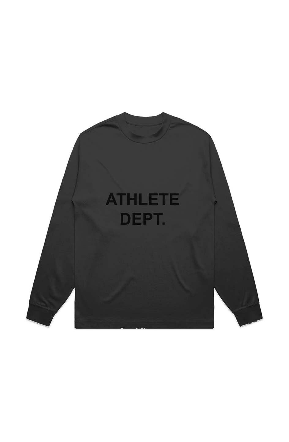 ATHLETE UNISEX HEAVY L/S TEE BLK/BLK