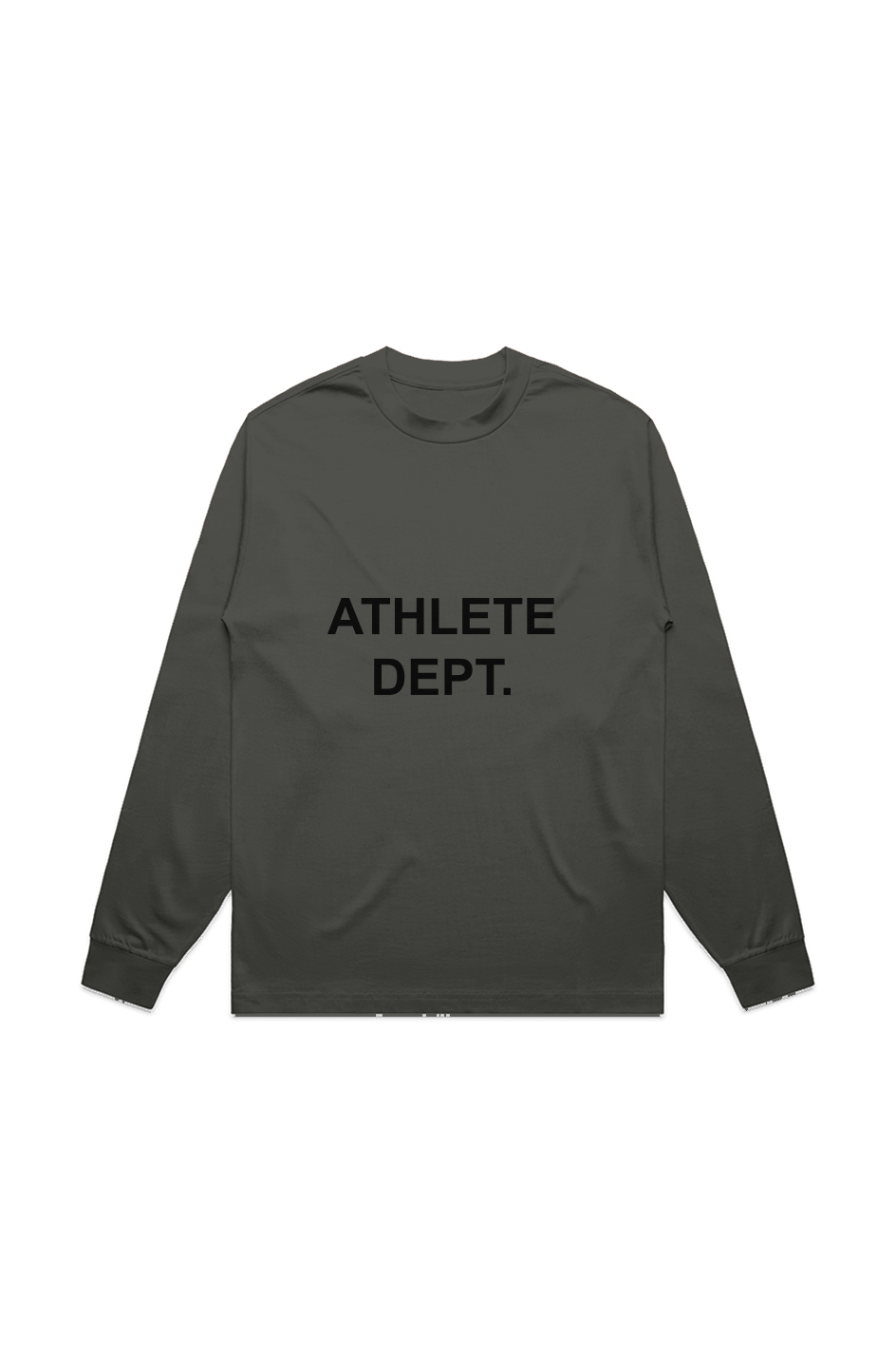 ATHLETE UNISEX HEAVY L/S TEE CYPRESS/BLK