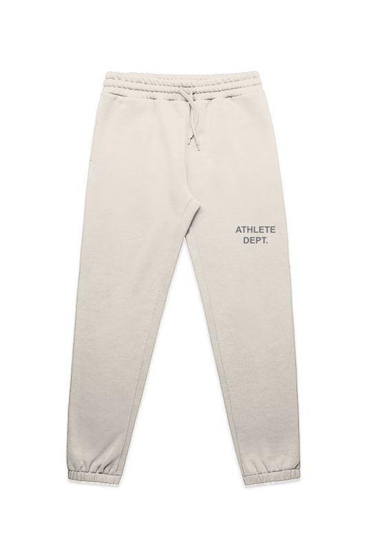 ATHLETE UNISEX TRACK PANTS ECRU
