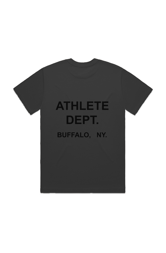 ATHLETE HEAVY TEE BLK/BLK