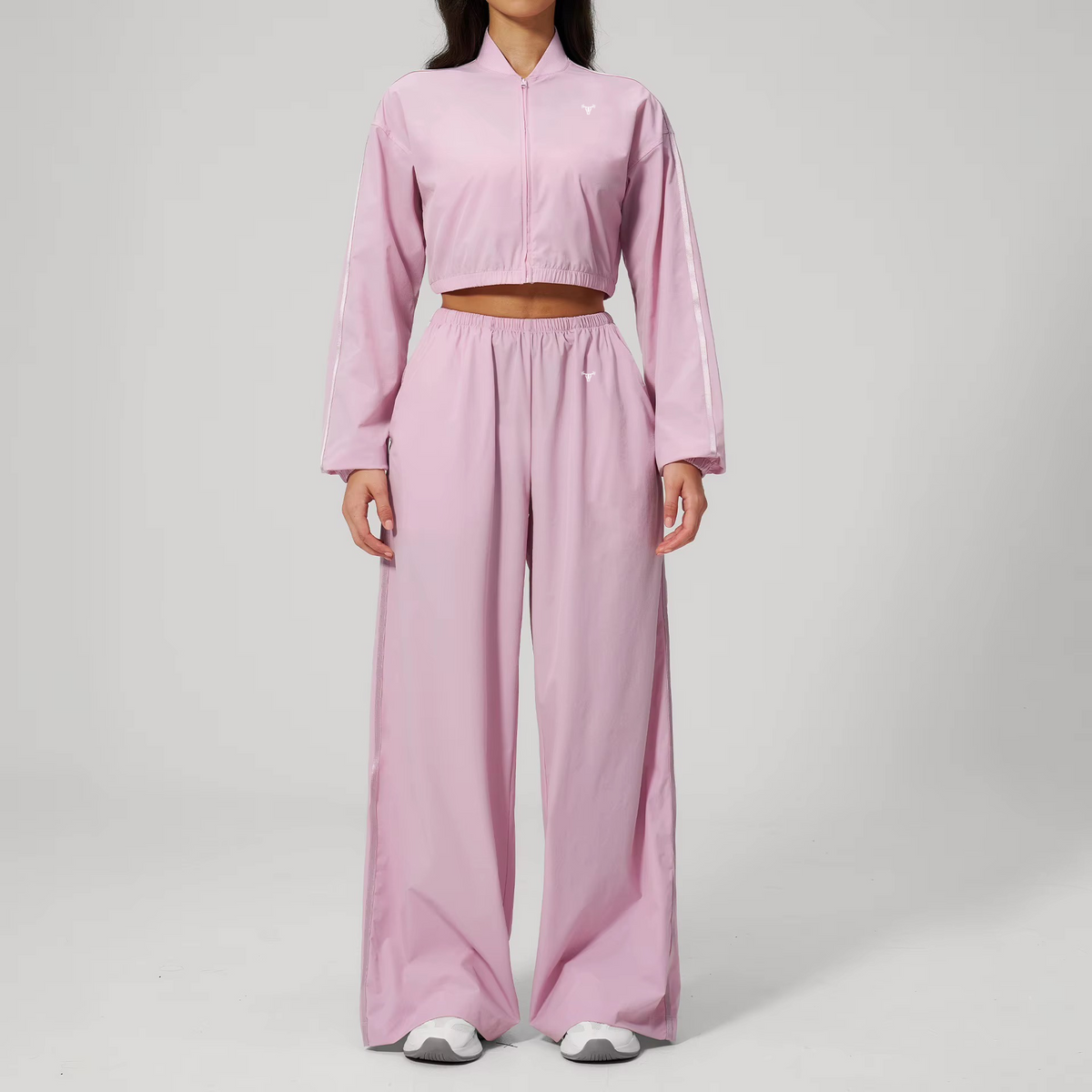 PRE-ORDER Iconic Motion Cropped Jacket Baby Pink