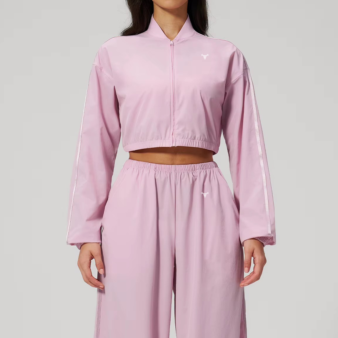 PRE-ORDER Iconic Motion Cropped Jacket Baby Pink