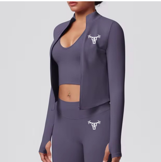 Seamless Define Jacket Baltic Blue