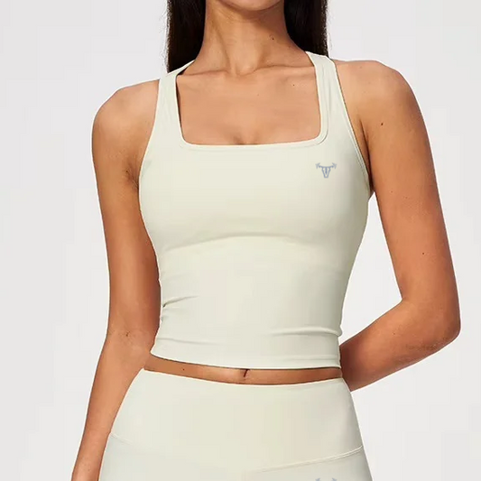 PRE-ORDER Limitless Sculpt Racerback Tank Bone
