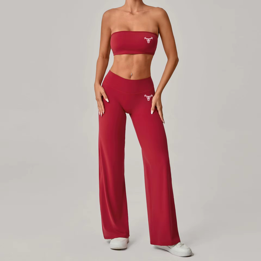 Limitless Flow Bandeau Bra Cherry