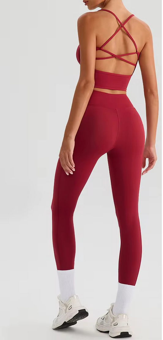 Limitless Studio Bra Cherry