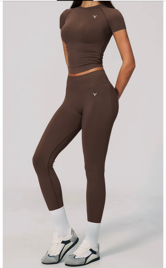 PRE-ORDER Seamless Sculpt Legging Cafe