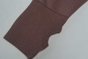 Iconic Seamless Rosewood Cropped Long sleeve