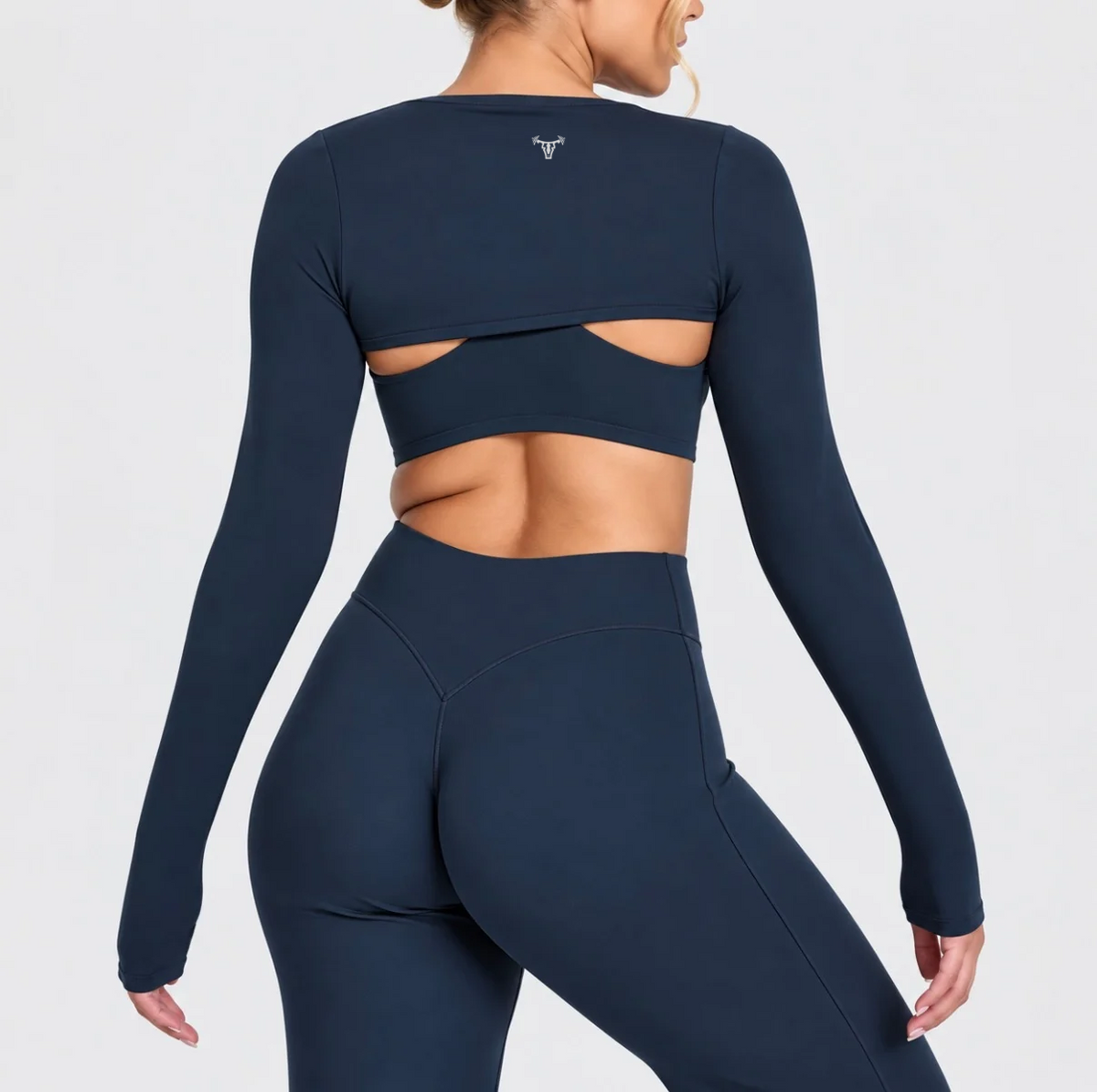 PRE-ORDER Limitless Shrug + Essential Racerback Bra Blue