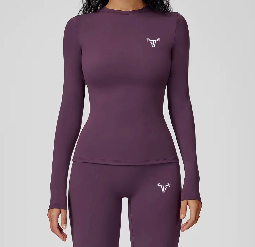 Limitless Long-Sleeve Shirt Purple Plum