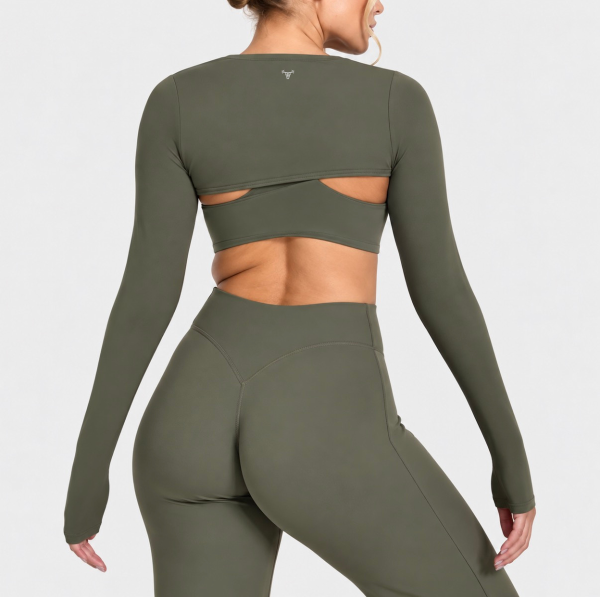 PRE-ORDER Limitless Shrug + Essential Racerback Bra Garden