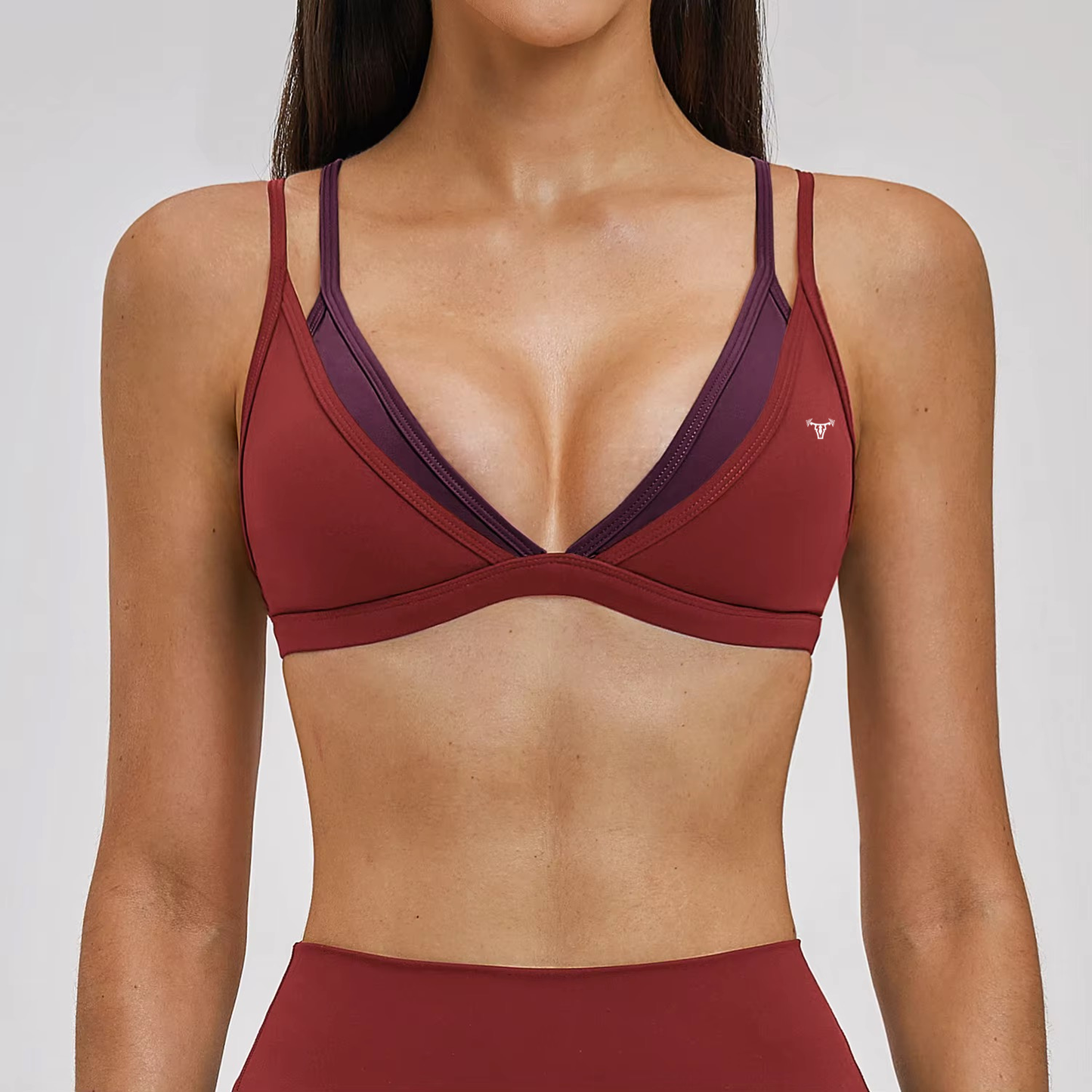 PRE-ORDER Limitless Core Double Up Bra Merlot