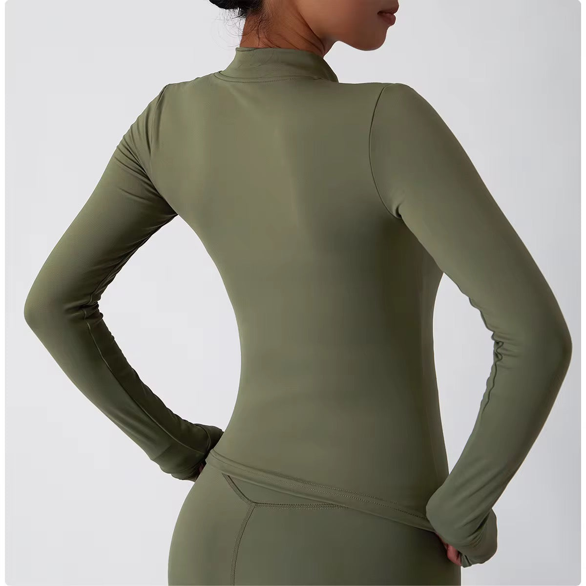 Limitless Tempo Zip Up Sage
