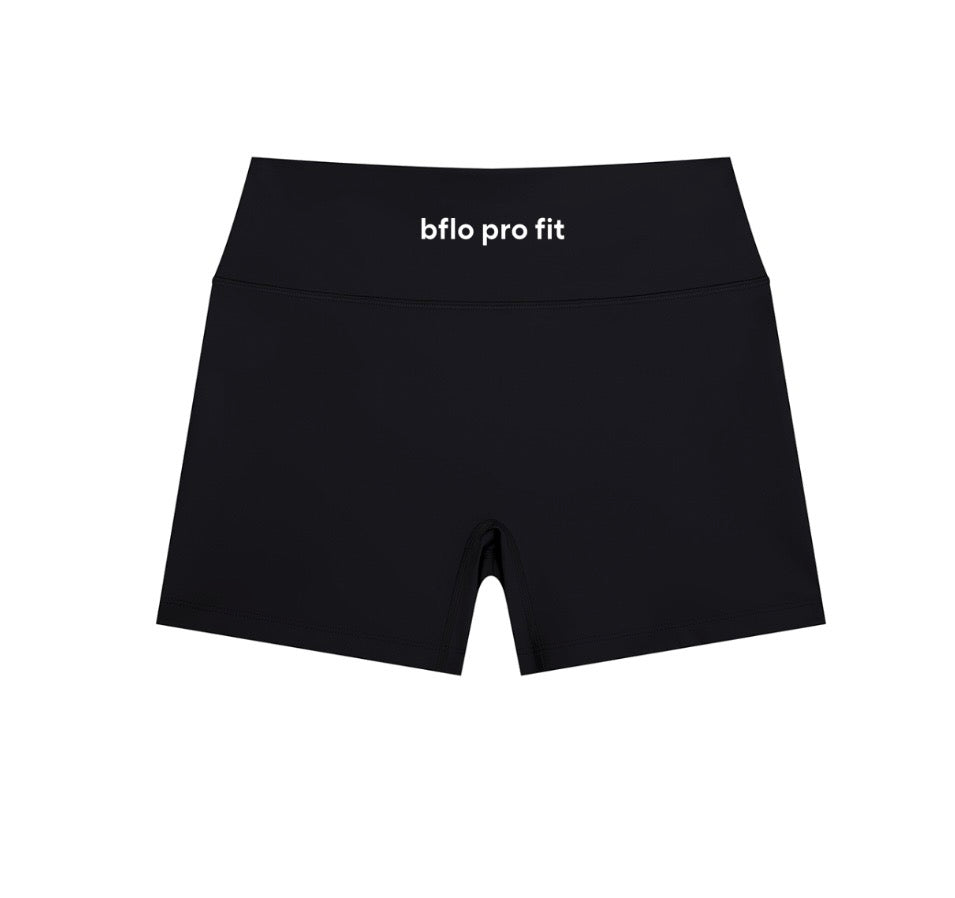 Women's High-Waisted Biker Shorts Signature Carbon