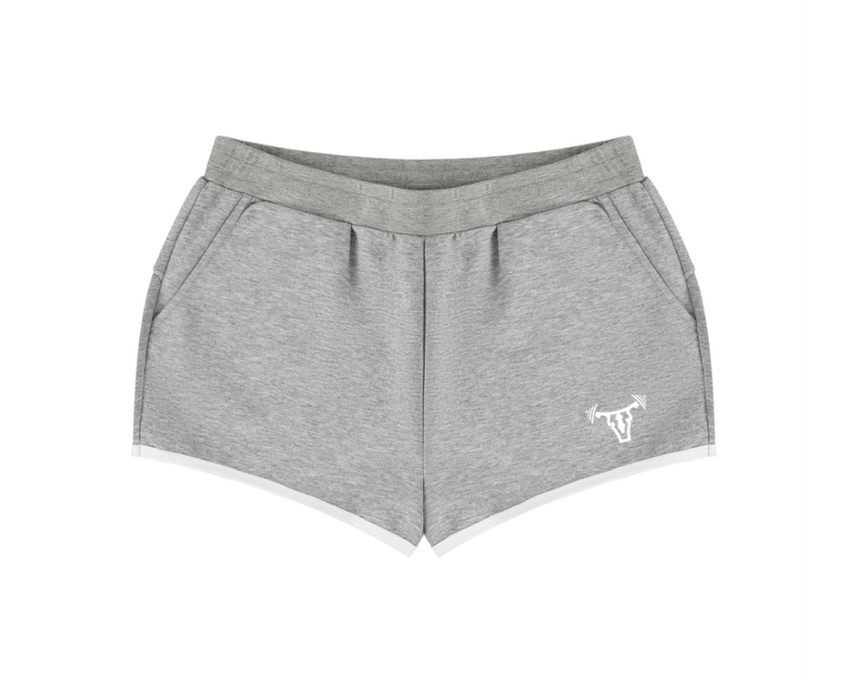 Women's Iconic Color Block Shorts - Flower Gray