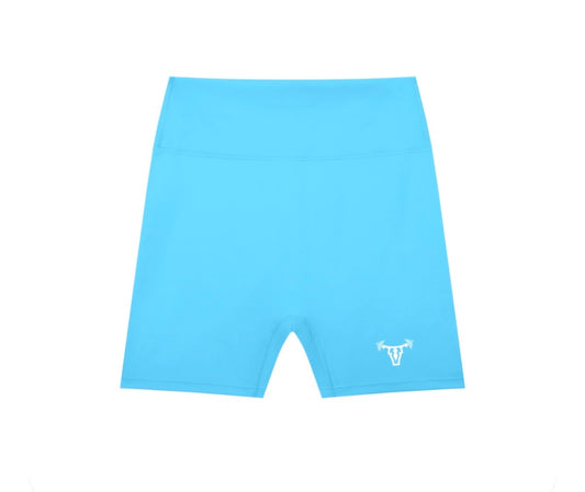 Women's High-Waisted Blend Biker Shorts Iconic Electric Tide