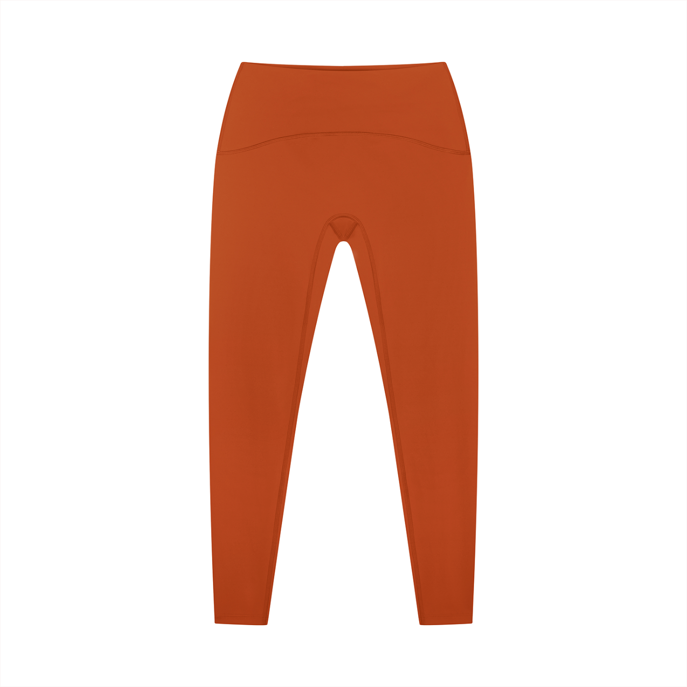 Women's High-Waisted Ankle Length Iconic Leggings Burnt Orange