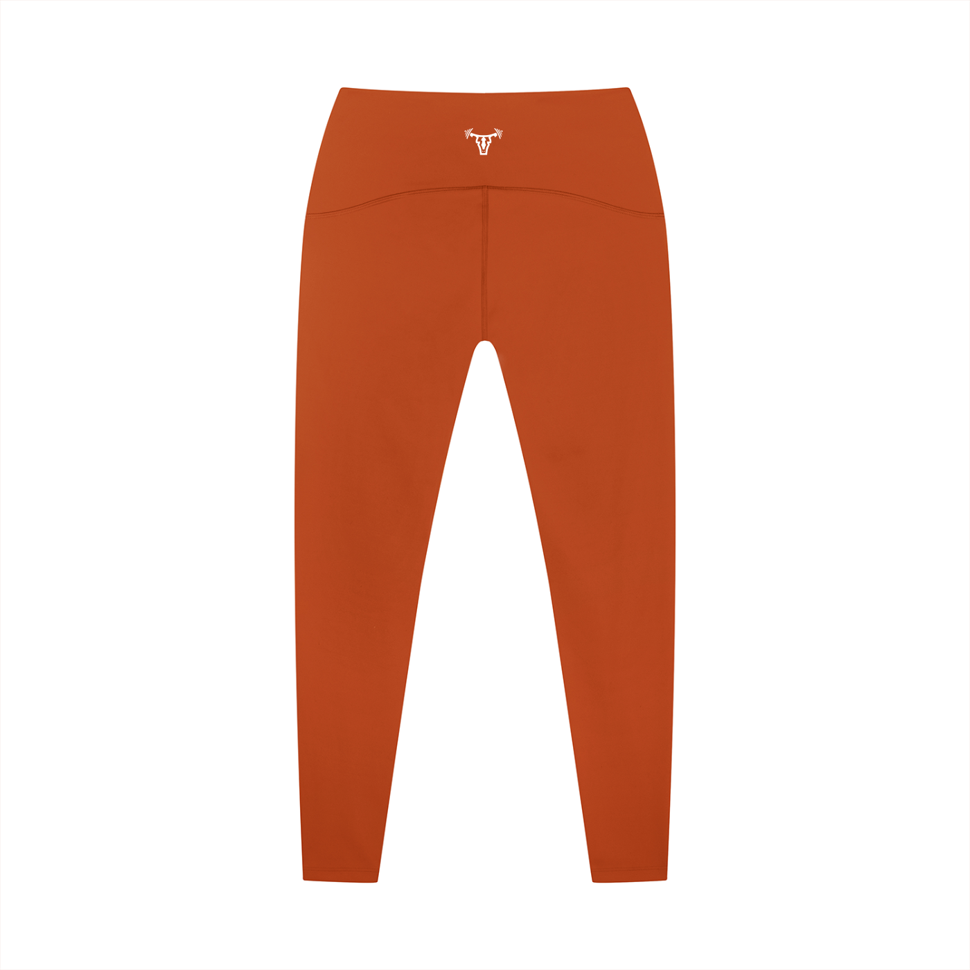 Women's High-Waisted Ankle Length Iconic Leggings Burnt Orange