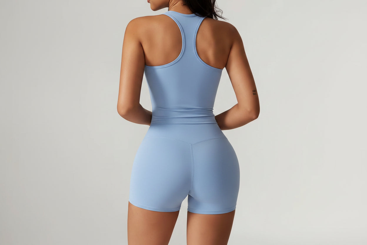 Women's Sculpt Tank Ice Blue