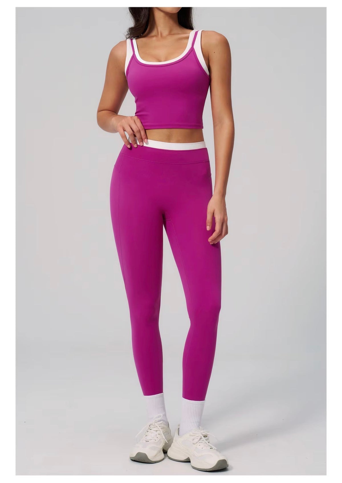 Limitless Layered Legging Dragon Fruit