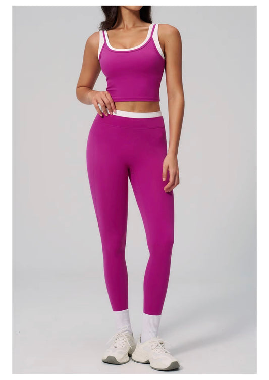 Limitless Layered Legging Dragon Fruit