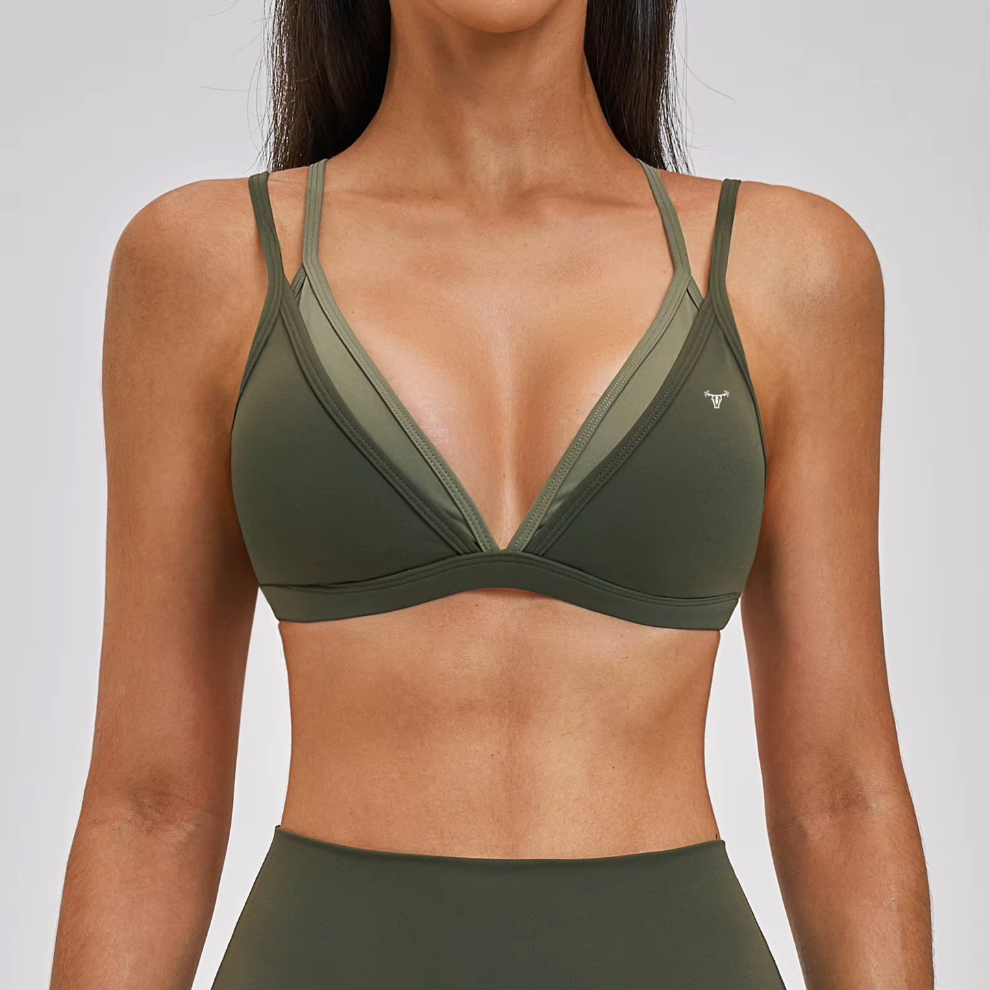 PRE-ORDER Limitless Core Double Up Bra Moss