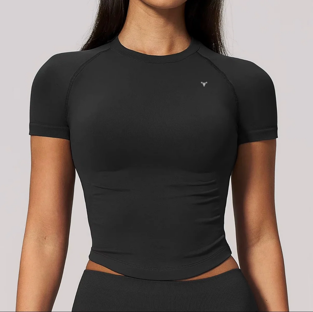 PRE-ORDER Seamless Sculpt Tee Onyx