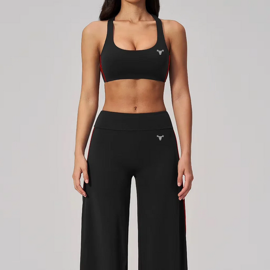 PRE-ORDER Limitless Varsity Racerback Bra Onyx