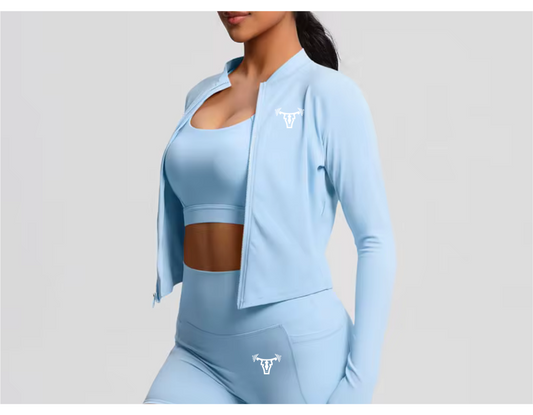 Limitless Tempo Zip Up Powder Blue