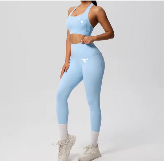 Limitless Impact Bra Powder Blue