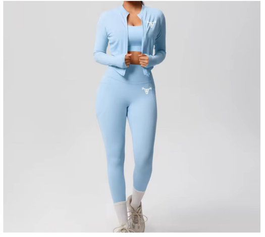 Limitless Tempo Zip Up Powder Blue
