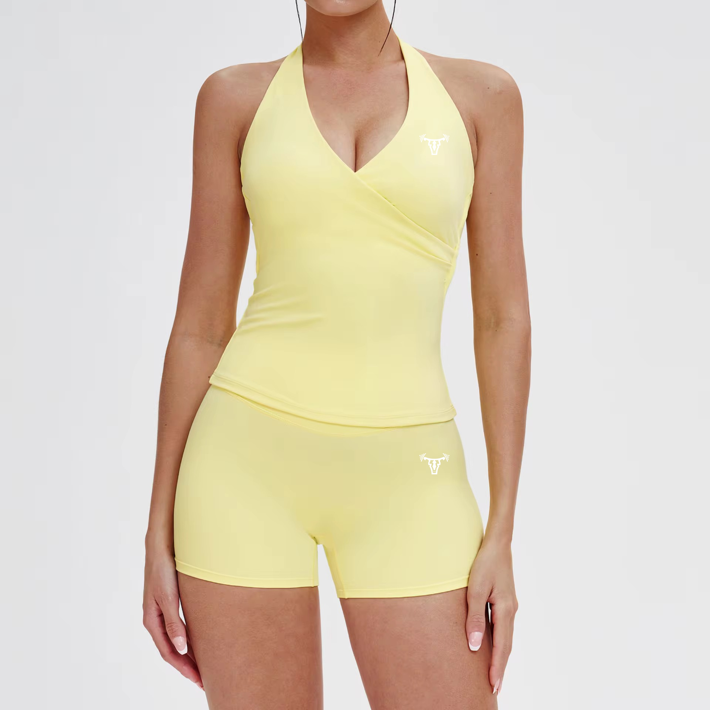 Limitless Signature Halter Bra Lemon