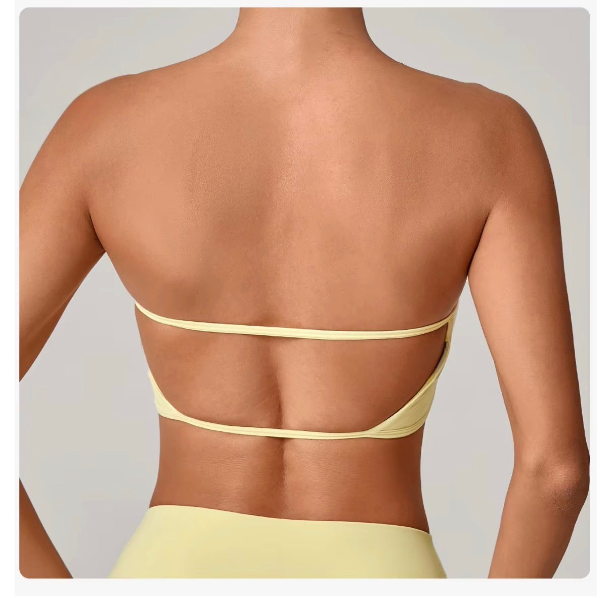 Limitless Flow Bandeau Bra Buttercup