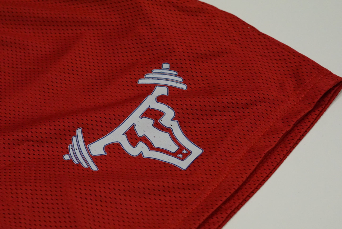 Statement Mesh Shorts Bills x Red